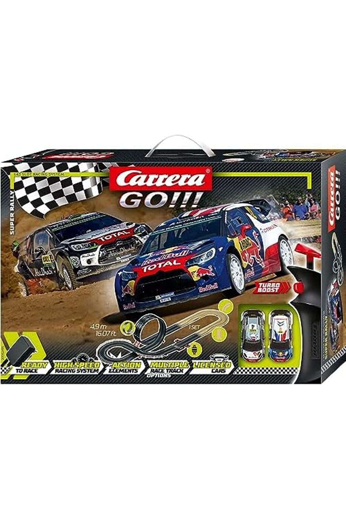 Modashi̇ne - 20062495 - Carrera Go Super Ralli̇ Yarış Pi̇sti̇ Seti̇ I Yarış Pi̇stleri̇ Ve Li̇sanslı Slot