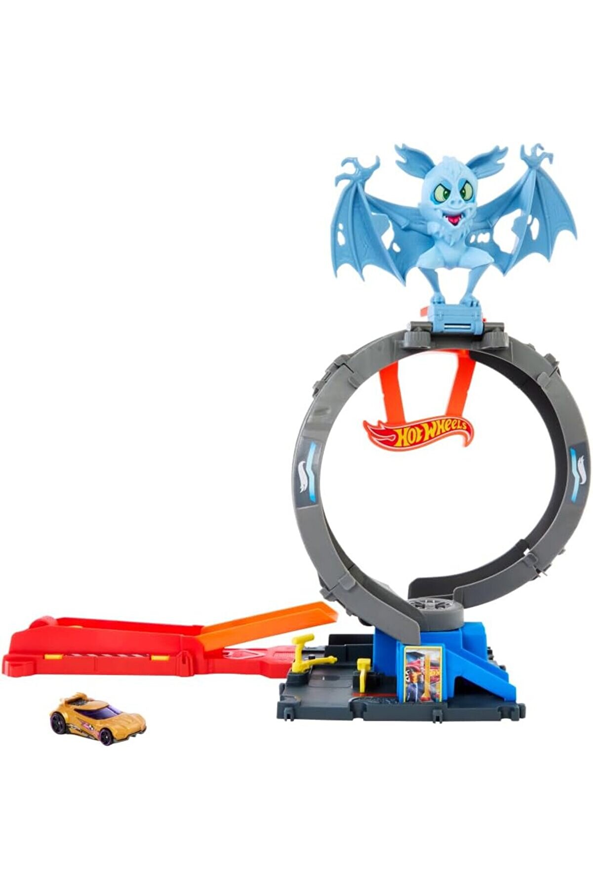 STOREMAX modashine Bat Döngü Saldırı Oyun Seti Hot Bat Döngü Saldırı Oyun Seti ve 1:64 ölçekli oyuncak araba