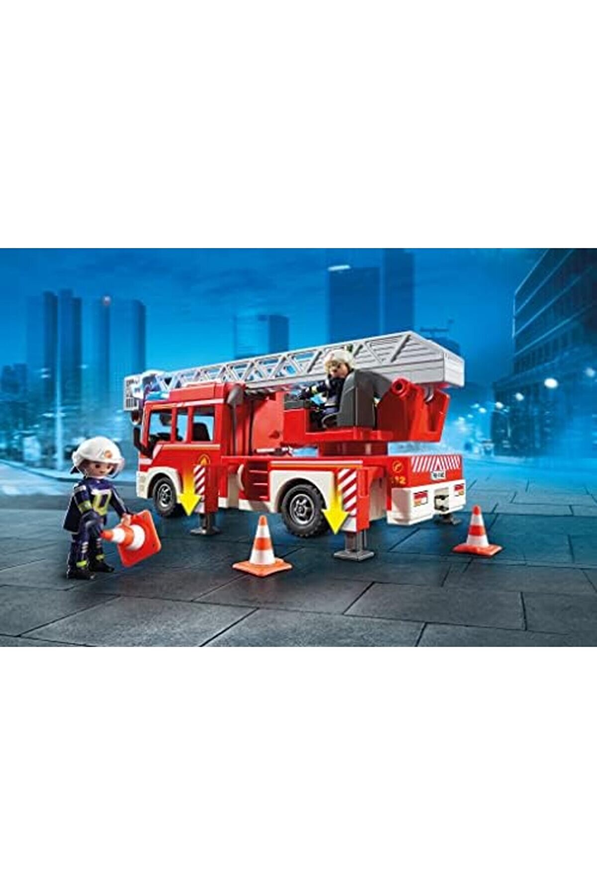 Ci̇ty Acti̇on 9463 Işıklı Ve Sesli̇, Merdi̇venli̇ İtfai̇ye Aracı, 5 Yaşından İti̇baren 1175260