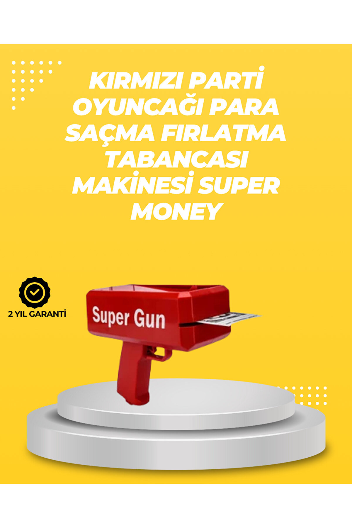 Toptan Bulurum Elektrikli Parti Oyuncağı &ndash; Para Atan Tabanca