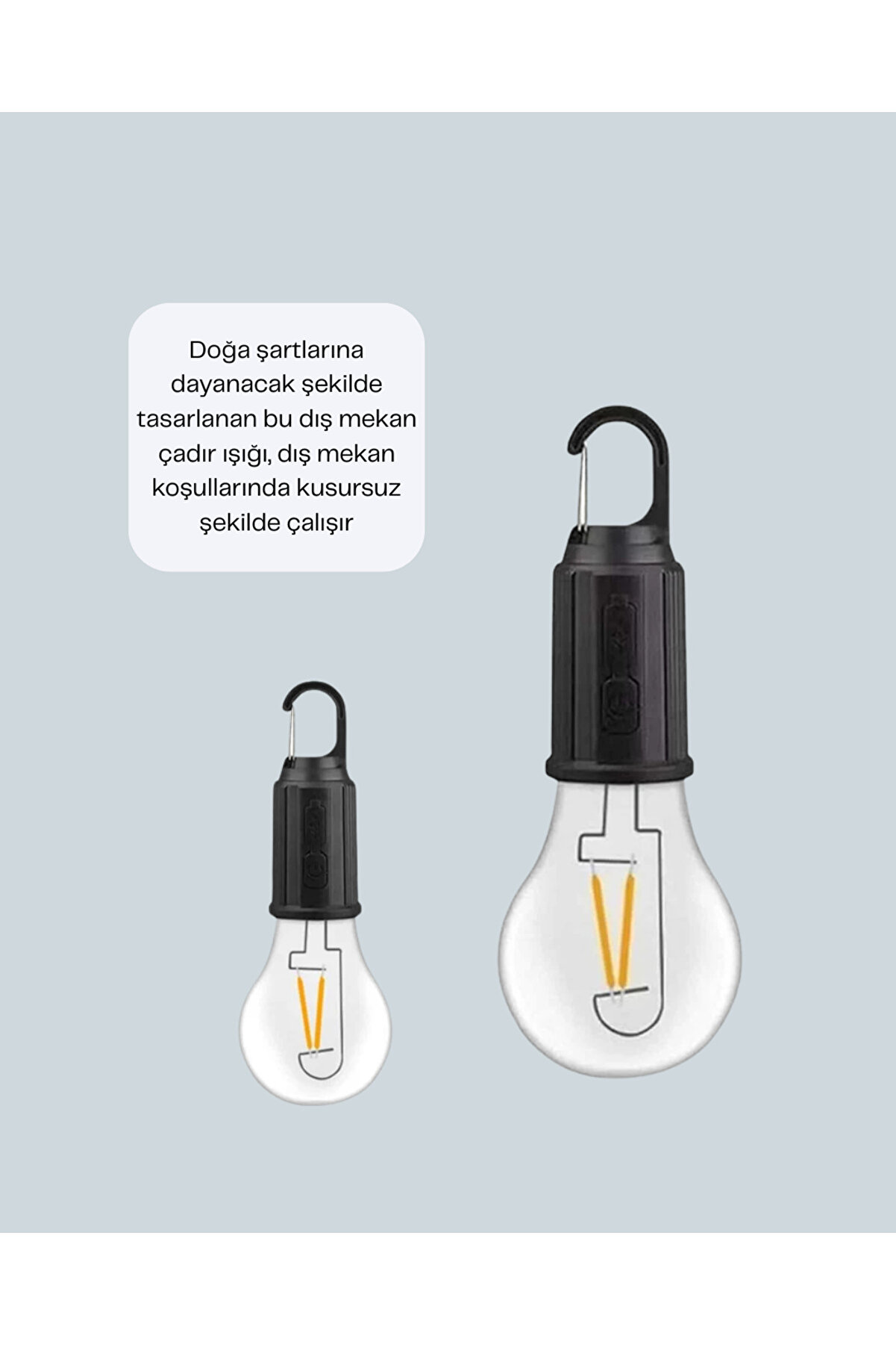 Çok Yönlü Asma Kancalı Kamp Işığı