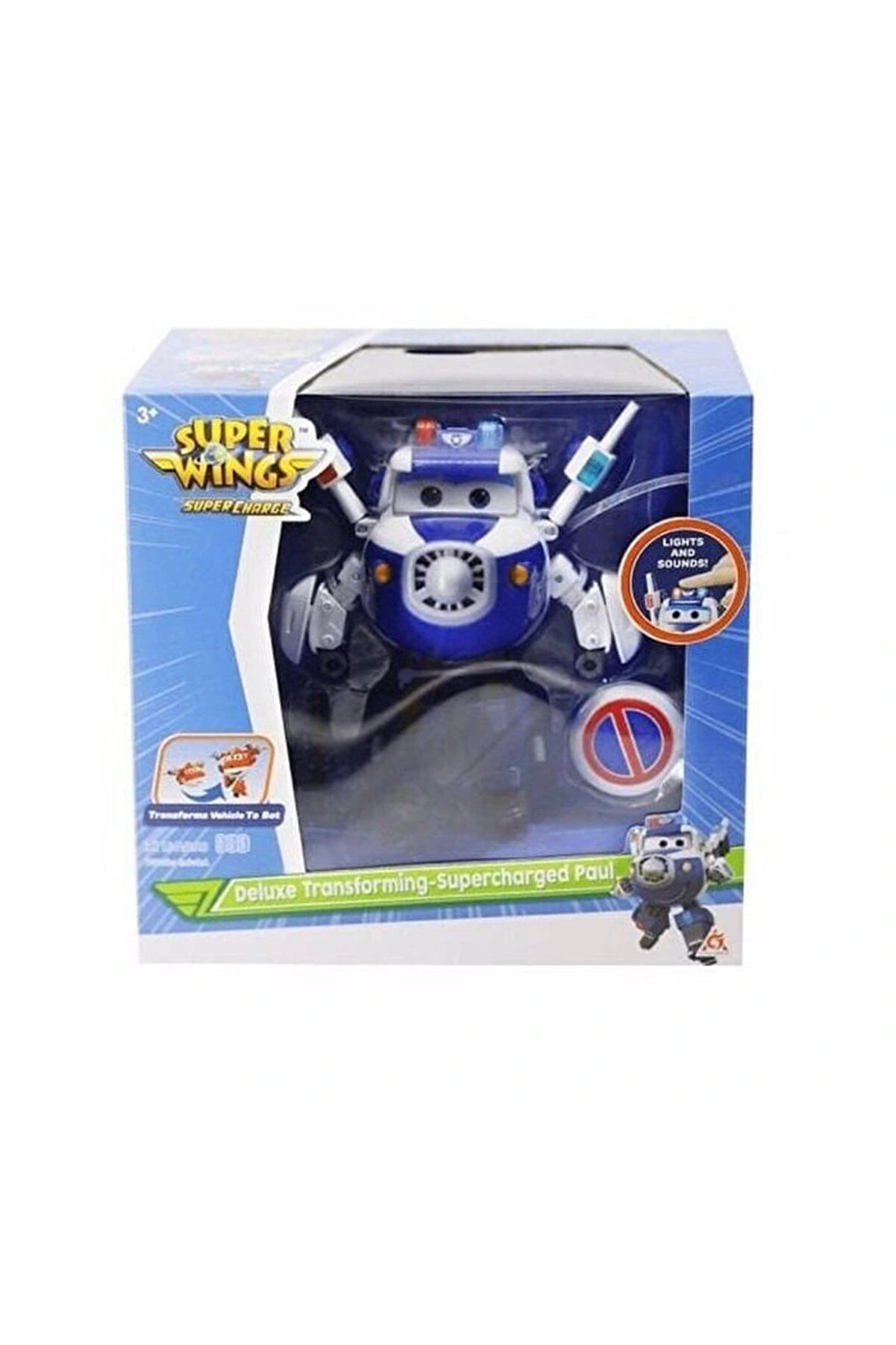 Hari̇ka Kanatlar Delux Dönüşen Sesli̇ Ve Işıklı Paul