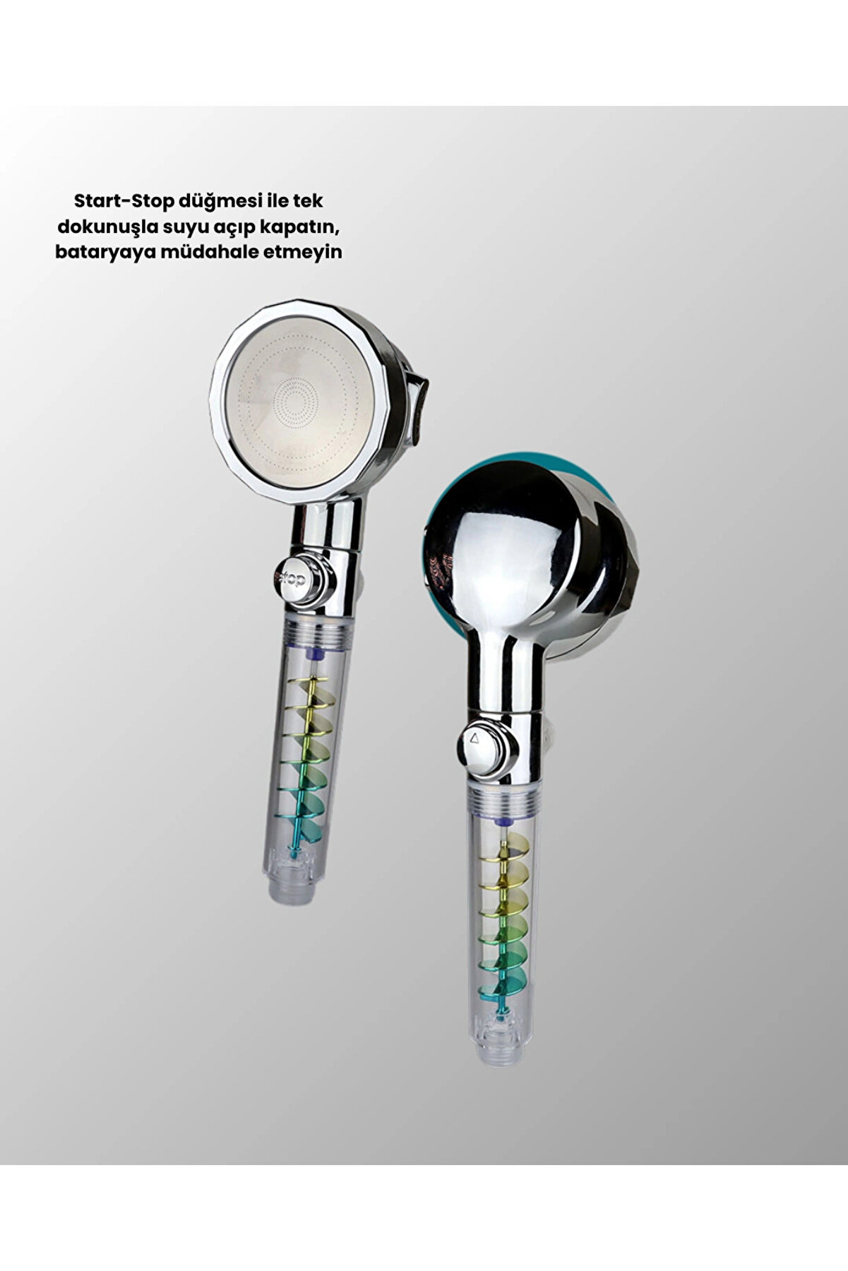 Start Stop Kontrollü El Duşu – Basınçlı, Su Tasarruflu, Sağanak Yağmur Deneyi̇mi̇