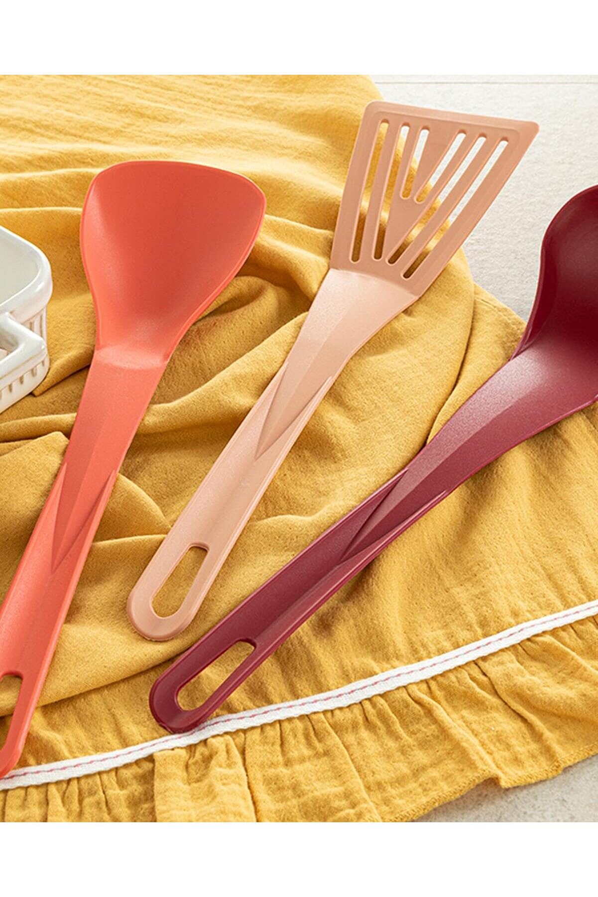 STOREMAX shopverse Mix Me Plastik 3 Parça Servis Seti 32 Cm Kırmızı trendflick 1014773