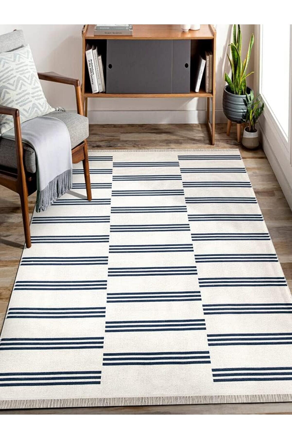 STOREMAX shopverse Karesse 133 - Modern, Yıkanabilir, Çift Taraflı Kilim - 7 Boyut Seçeneği ile Salon, Yatak