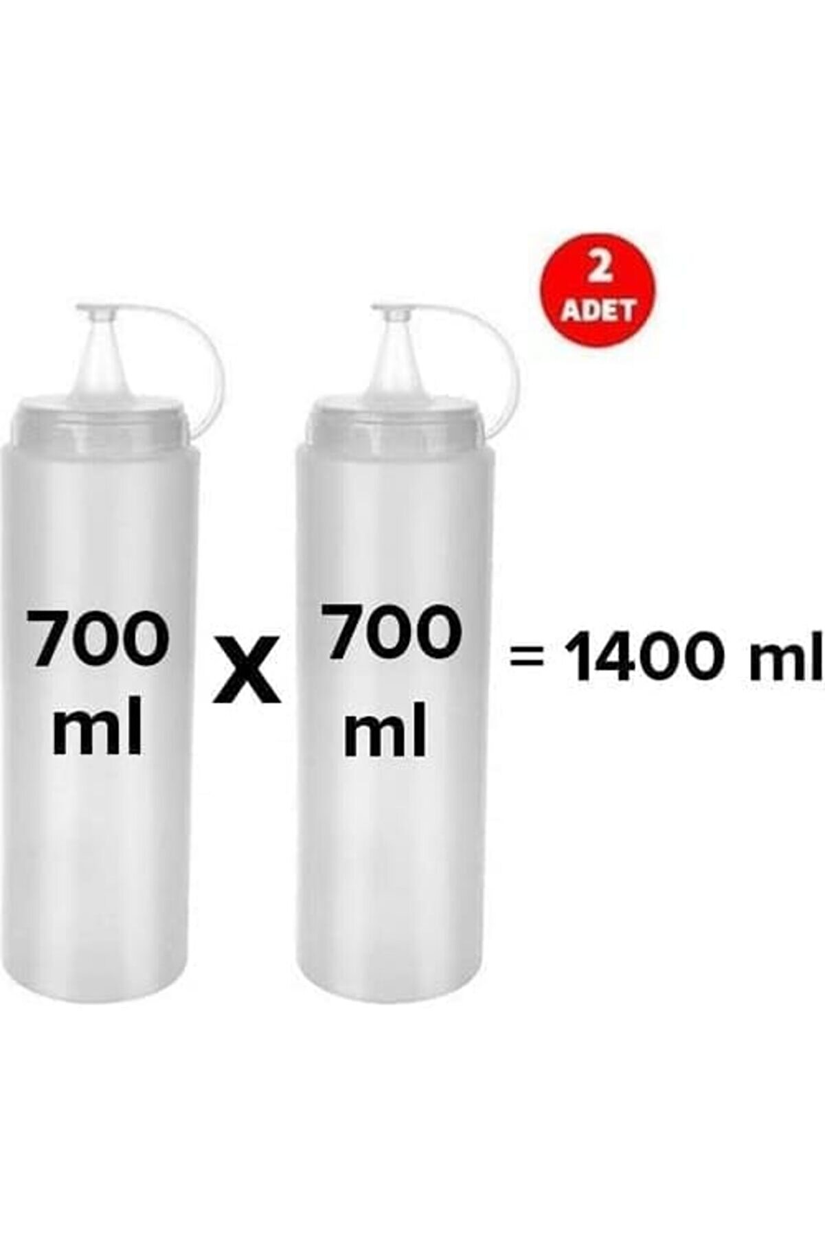 Shopverse 2 Adet Sos Şi̇şesi̇ 700 Ml Plasti̇k Yağlık Si̇rkeli̇k Ketçap Mayonez Sızdırmaz Sosluk Yağdanlık