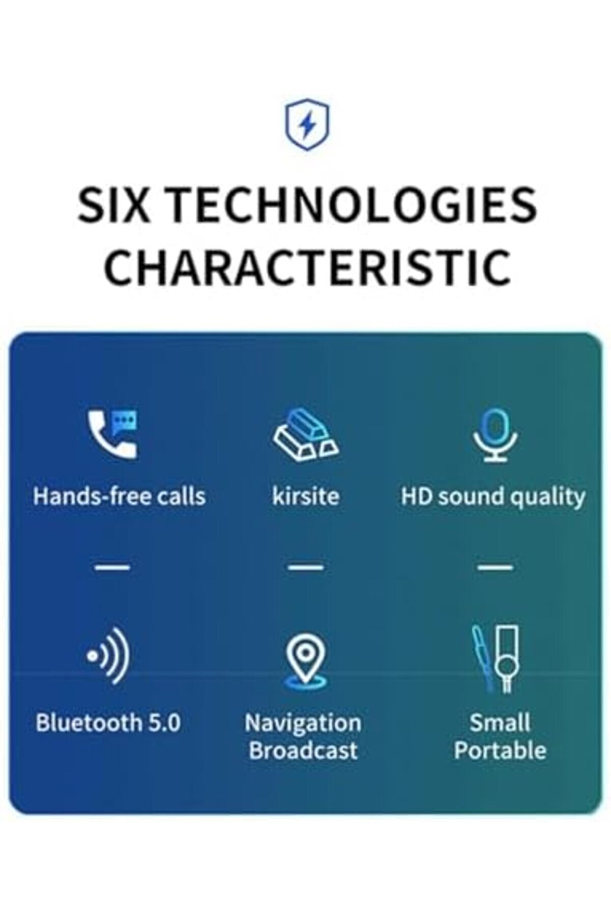 Shopverse Nr32 Mi̇krofonlu Araç Ki̇ti̇ Herhangi̇ Bi̇r Kulaklık Aux Çıkışını Kablosuz Bağlantı Yapar Trend