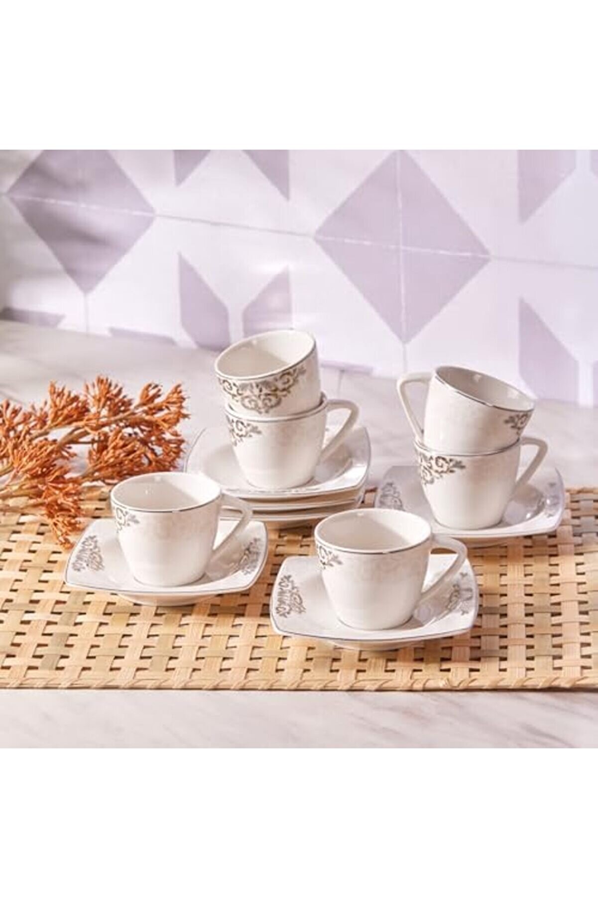 Shopverse Nazende 6 Ki̇şi̇li̇k Kahve Fi̇ncanı Trendfli̇ck 1014773