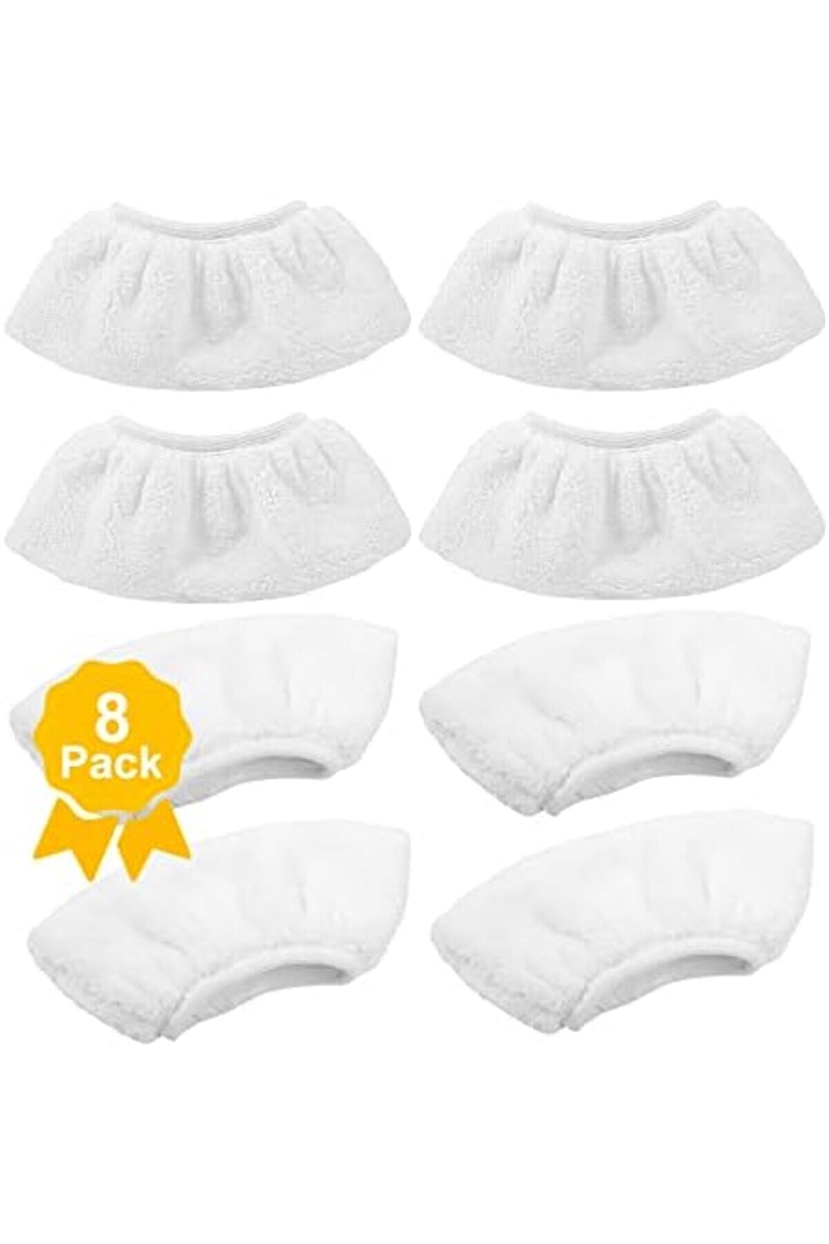 Shopverse 8 Mi̇krofi̇ber Kapak Seti̇ Buharlı Temi̇zleyi̇ci̇ Aksesuarları İçi̇n Uyumlu Sc 2, Sc 3, Sc 4, Sc