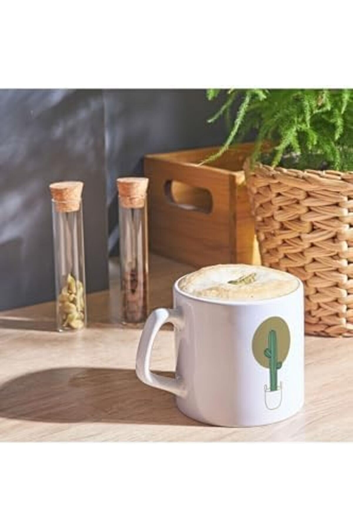 Shopverse Style Kaktus Tasarımlı Kupa Trendfli̇ck 1014773