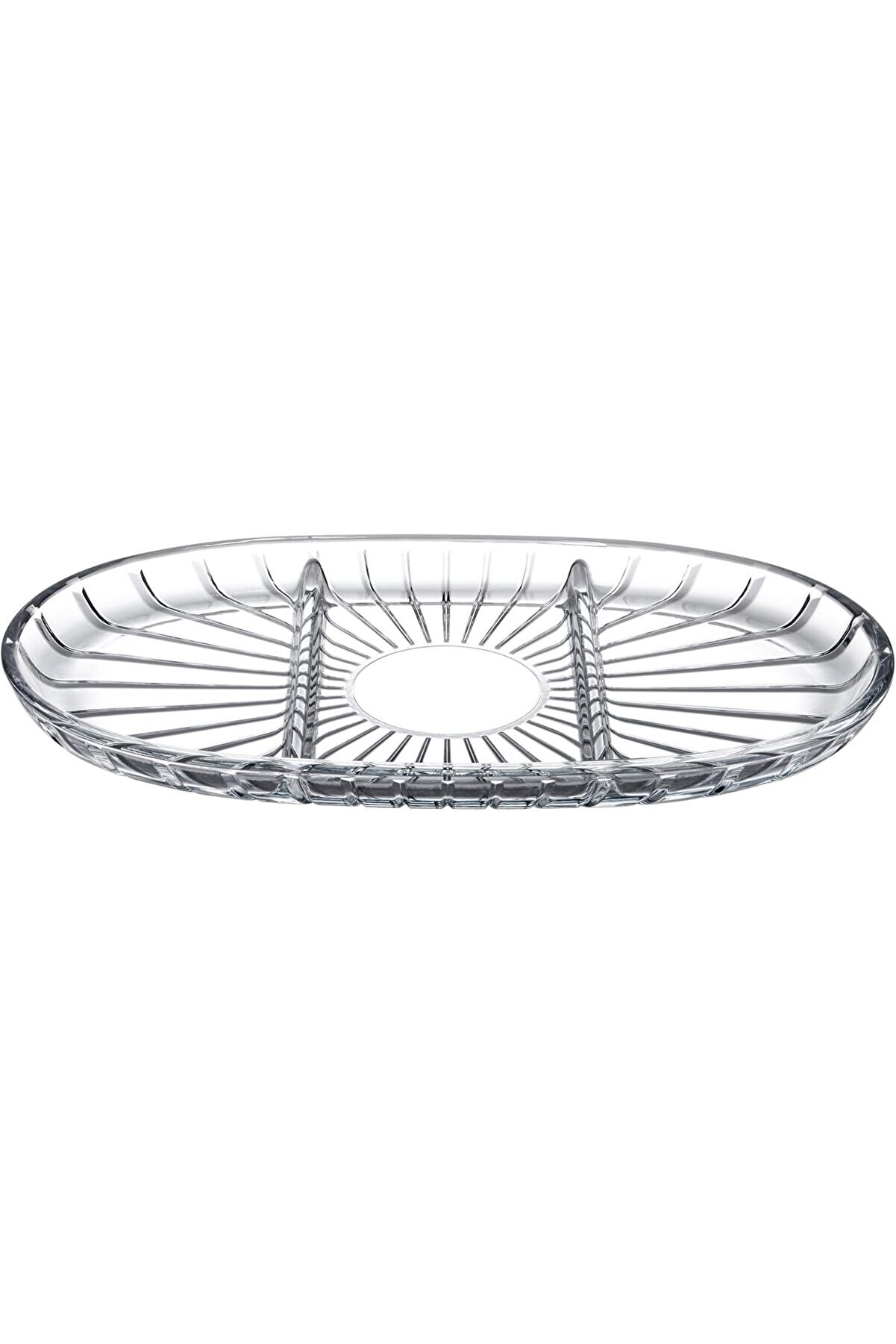 STOREMAX shopverse Tekli Bölmeli Oval Tabak 163X278 MM trendflick 1014773