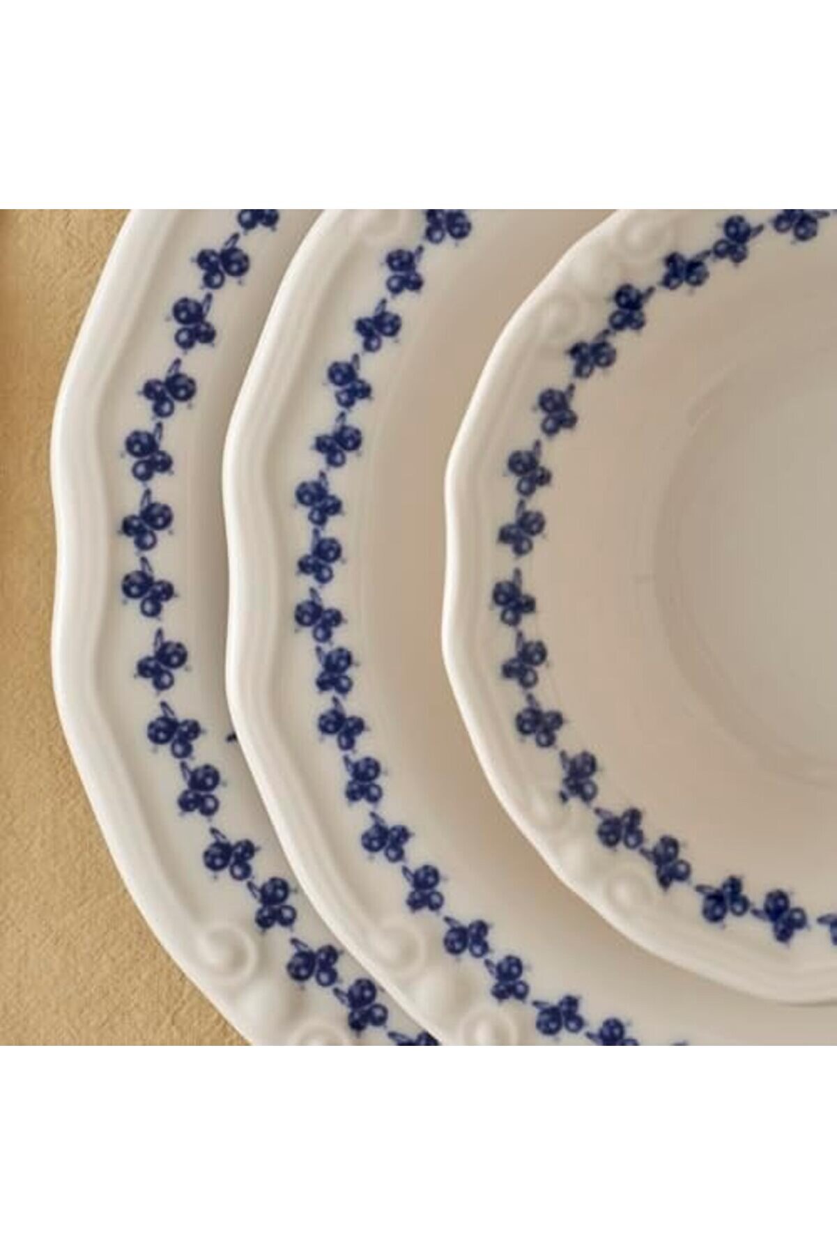 Shopverse 24 Parça 6 Ki̇şi̇li̇k Yemek Takımı Mavi̇ Trendfli̇ck 1014773