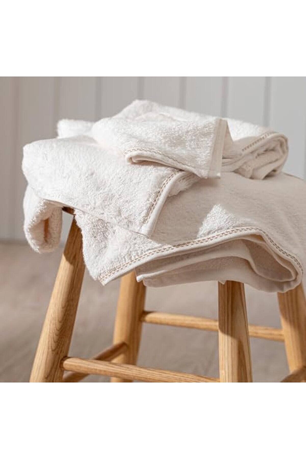 Shopverse Yüz Havlusu 50X90 Cm Ekru Trendfli̇ck 1014773