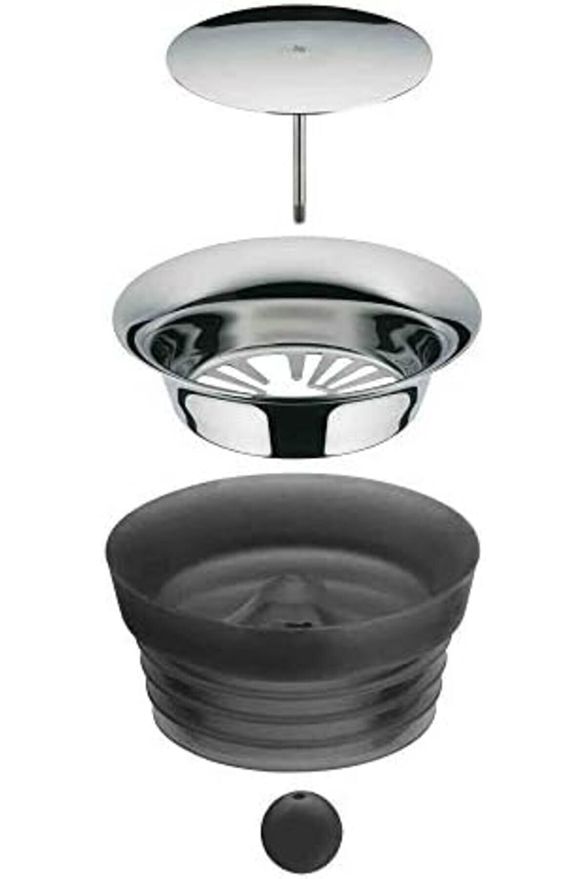 Shopverse Cam Gümüş Kapaklı Karaf 1 Lt Trendfli̇ck 1014773