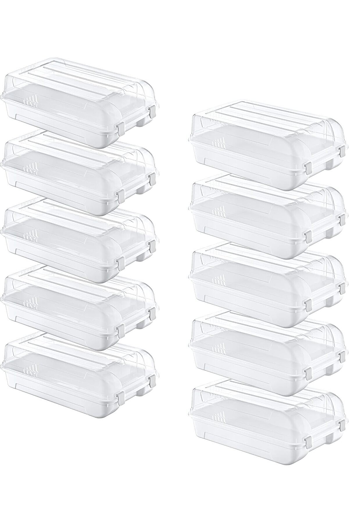 STOREMAX shopverse 10'Lu Set 5 Kadın & 5 Erkek Beyaz Ayakkabı Kutusu trendflick 1014773