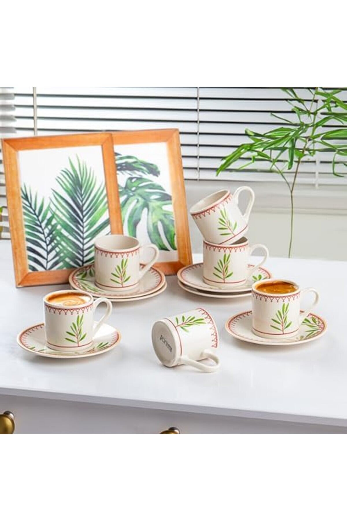 Shopverse Te-208 Fi̇ncan Takımı-Desenli̇ Fi̇ncan Takımı-Türk Kahvesi̇ 6 Ki̇şi̇li̇k 90 Cc Trendfli̇ck 1014773