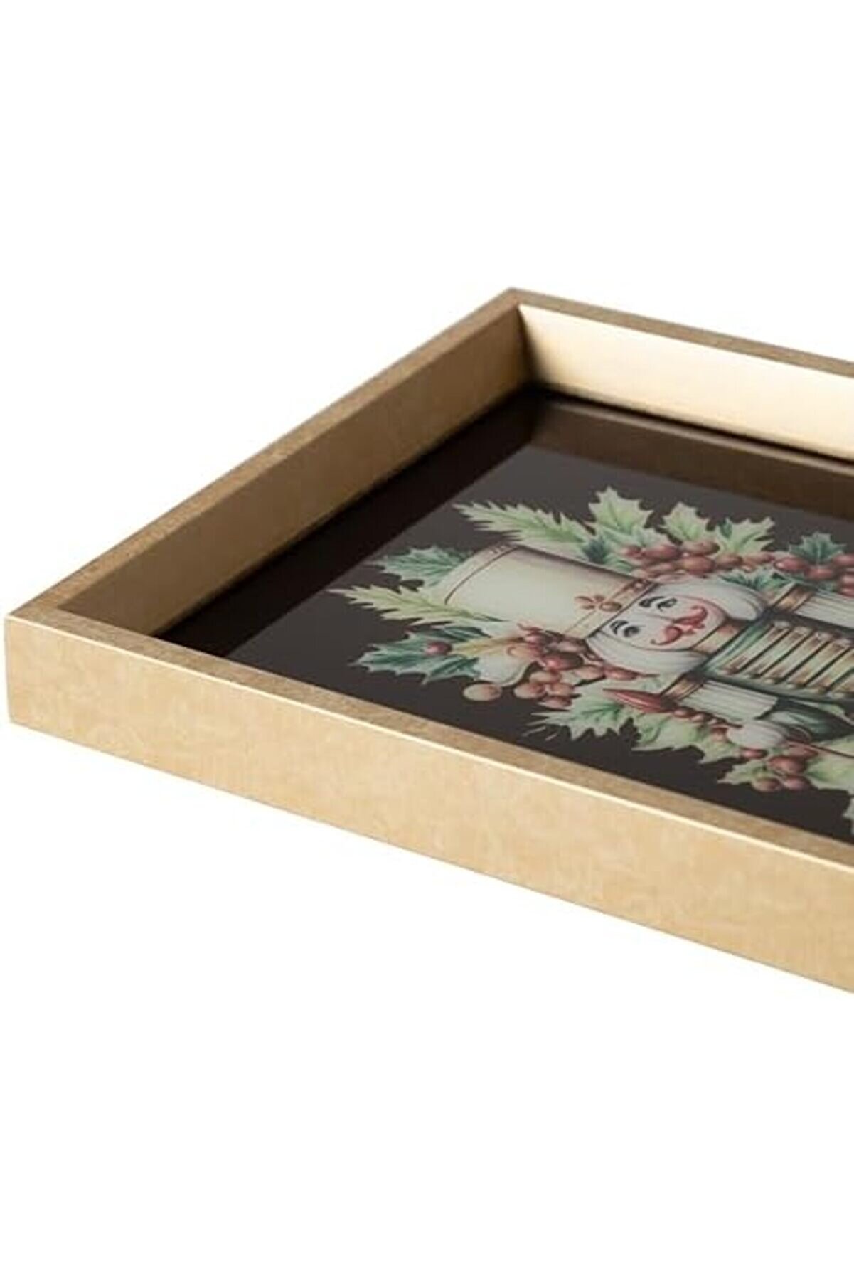 Shopverse Concept Chri̇stmas Female Edi̇ti̇on Dekorati̇f Tepsi̇ 25 X 40 Cm Trendfli̇ck 1014773