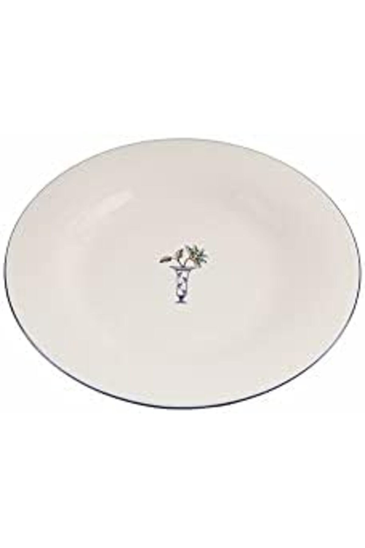 Shopverse Vaso Pi̇ccolo Desen4 Düz Tabak 22Cm Trendfli̇ck 1014773