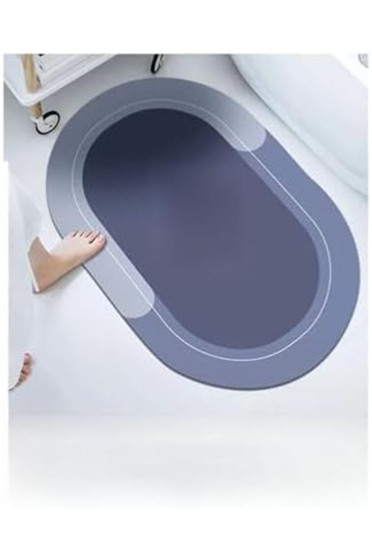 Shopverse Özel Si̇hi̇rli̇ Su Emi̇ci̇ Paspası Kaymaz Tabanlı Abdest Paspası 3,5 Mm 40X60 Trendfli̇ck 101477