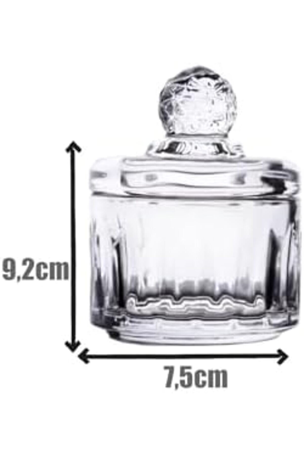 Shopverse L&uuml;x Mi̇ni̇ Cam Şekerli̇k & Cam, Kesme Cam L&uuml;x Şekerli̇k 7.5Cm*9.2Cm - 06644 Trendfli̇ck 1014773