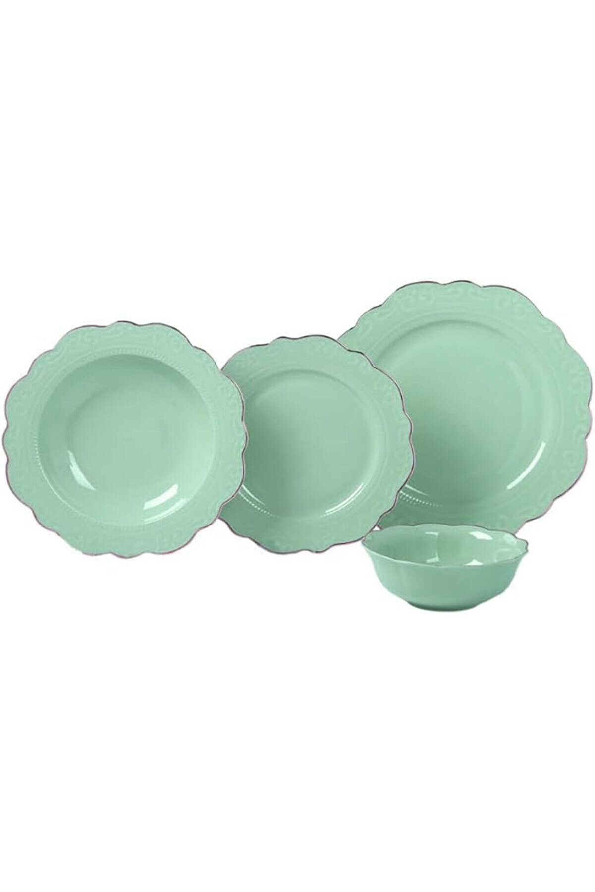 STOREMAX shopverse Art 24 Parça Yemek Takımı Mint trendflick 1014773