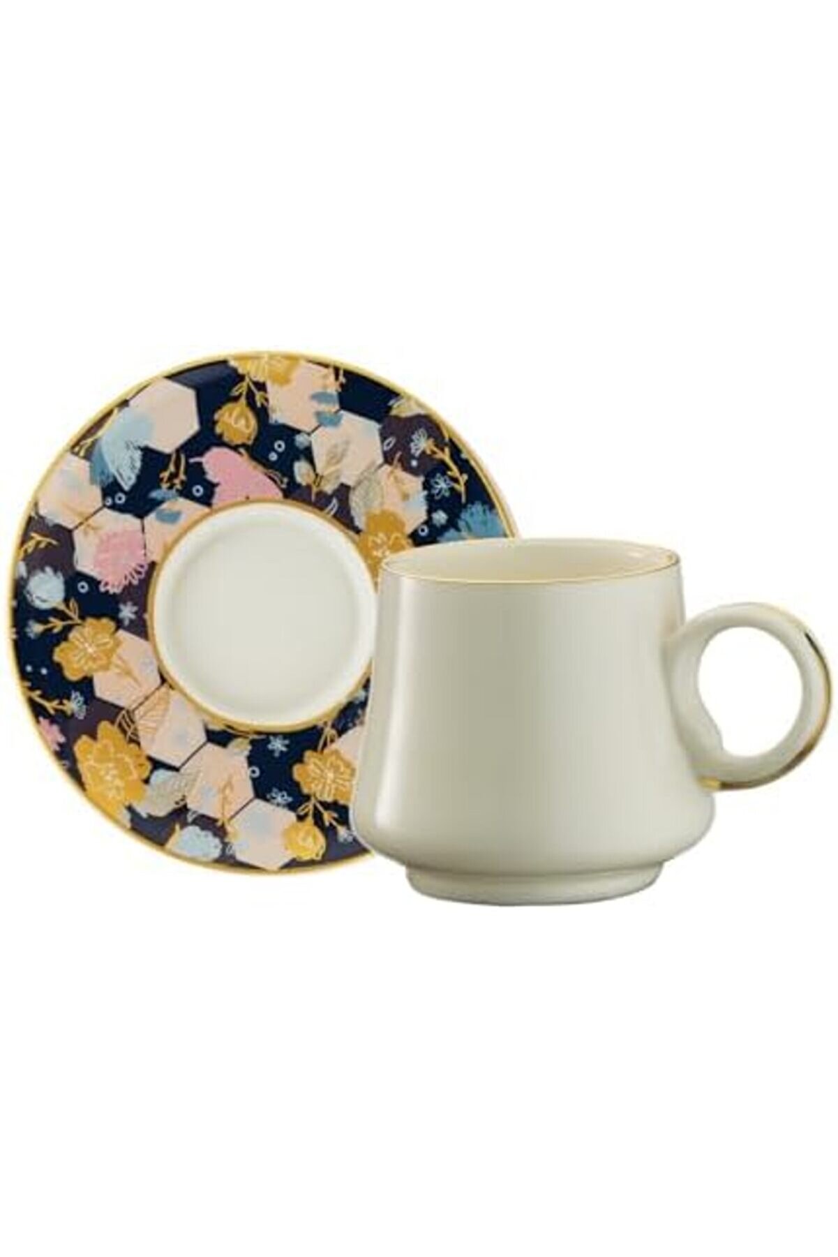 Shopverse Moreno 1453 Potpuri̇ Yüzük 12 Parça Altı Ki̇şi̇li̇k Kahve Fi̇ncan Takımı 120 Ml Trendfli̇ck 1014