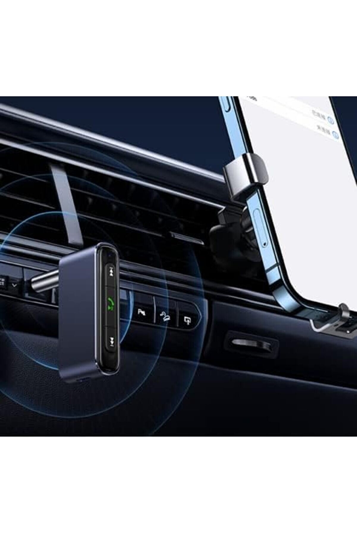 Shopverse Recei̇ver 3.5Mm Aux Ara&ccedil; Ki̇ti̇ Mi̇krofonlu Ses Aktarım Navi̇gasyon Yayını -Wac Trendfli̇ck 1014