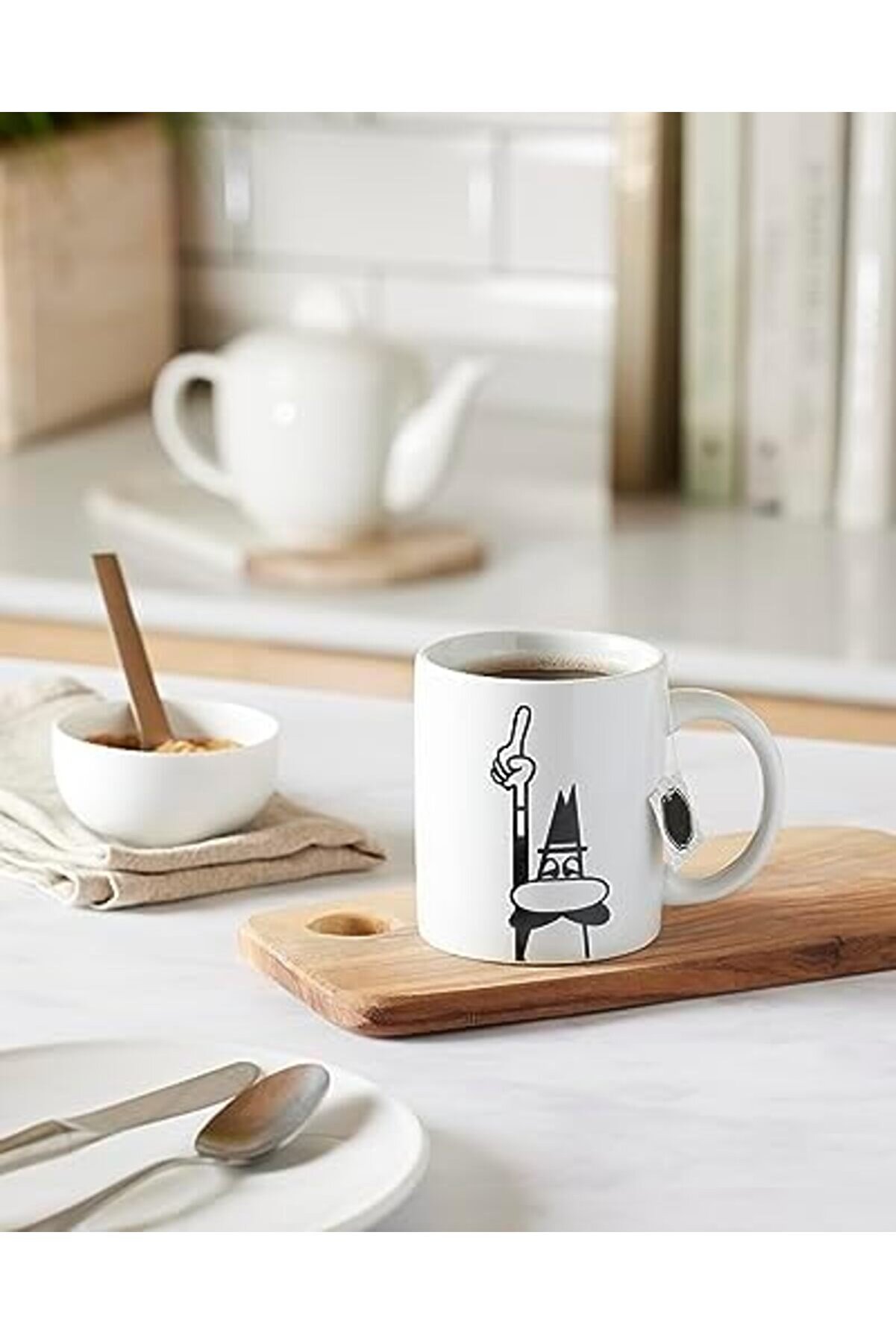 Shopverse - Kupa - Mug - 250Ml - İkoni̇k Bıyıklı Adam Desenli̇ - Trendfli̇ck 1014773