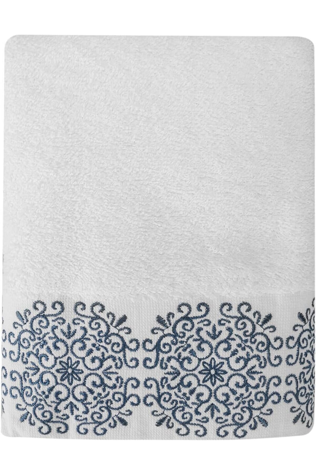 STOREMAX shopverse Sty Nakışlı Beyaz Havlu 50X90 trendflick 1014773