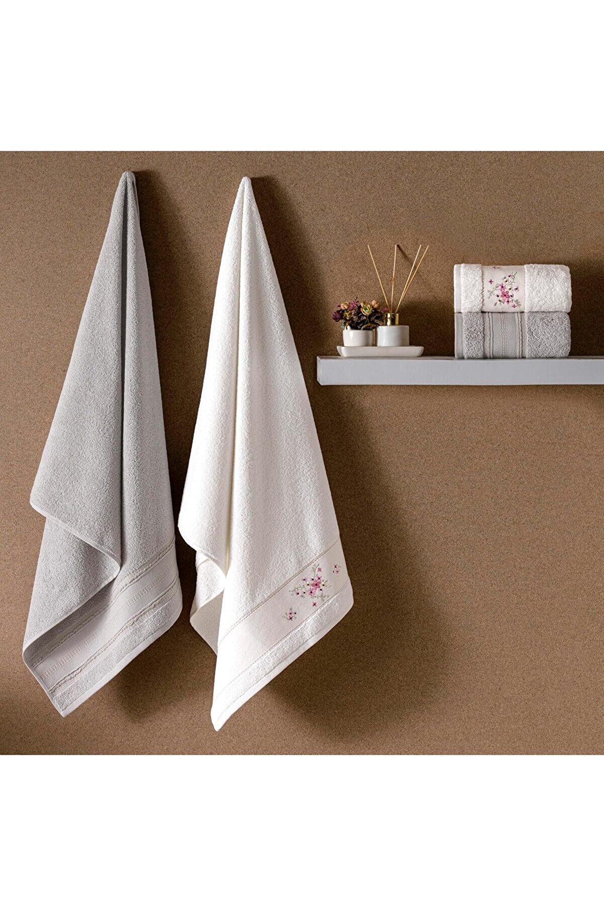 Shopverse Vega Pure Pamuk Seti̇ Krem Trendfli̇ck 1014773