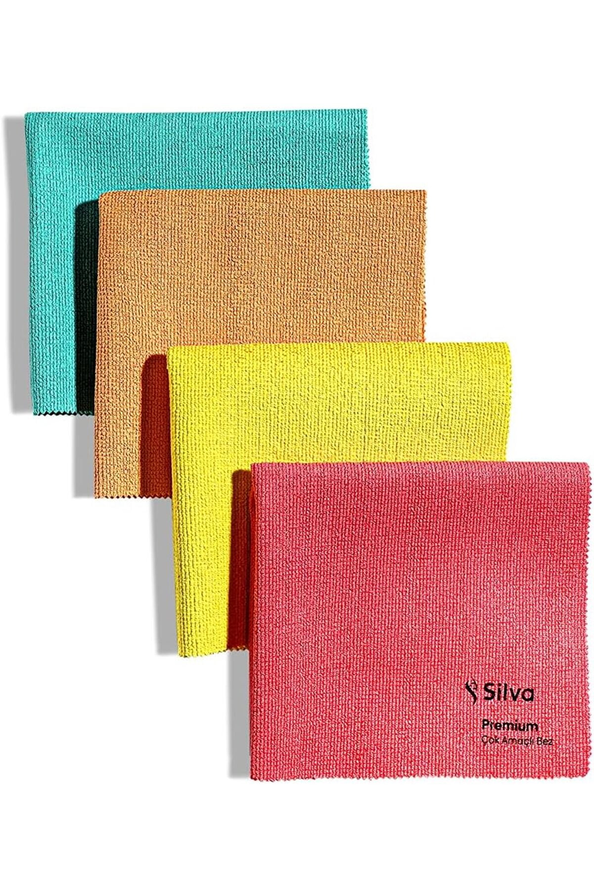 STOREMAX shopverse Premium Çok Amaçlı Bez 4'lü Set (Fuşya-Turuncu-Sarı-Yeşil) trendflick 1014773