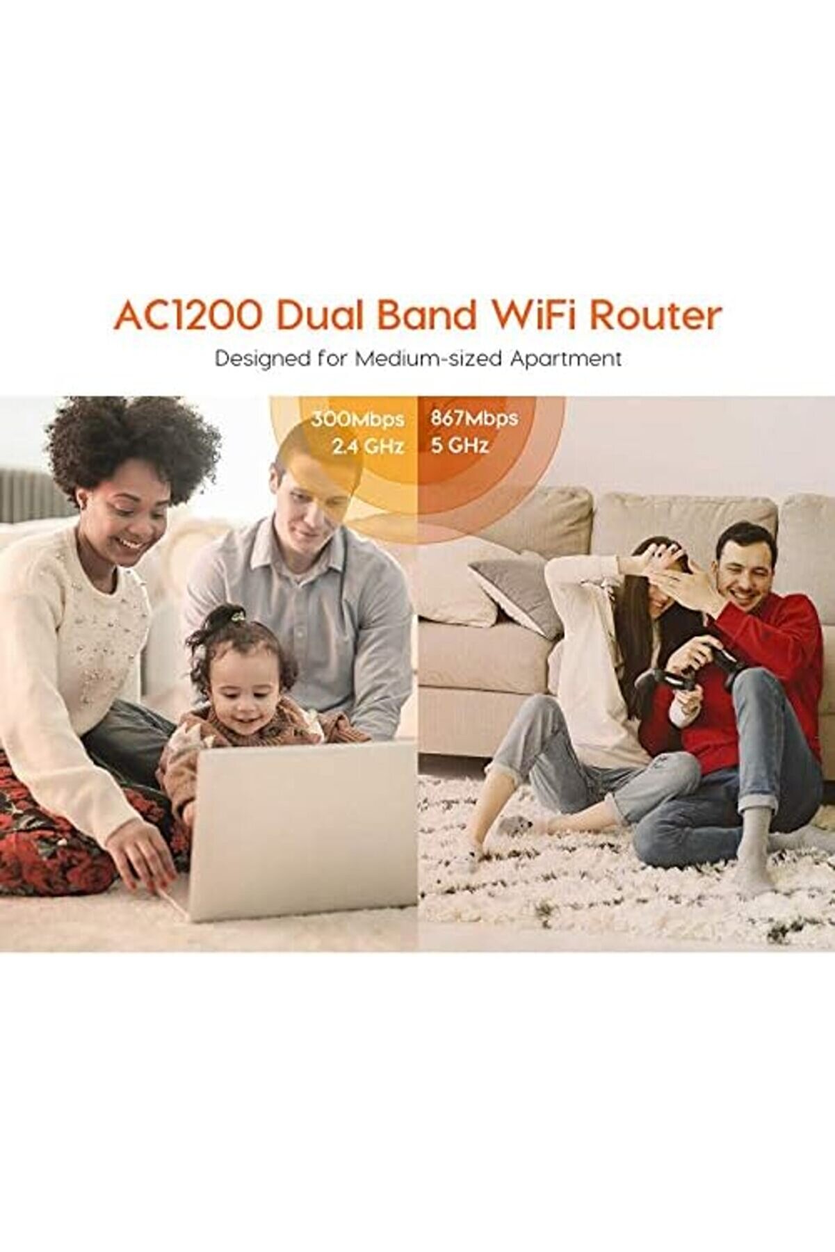 Shopverse Ac 1200 Mbps Kablosuz Band Access Poi̇nt Ve Router Trendfli̇ck 1014773