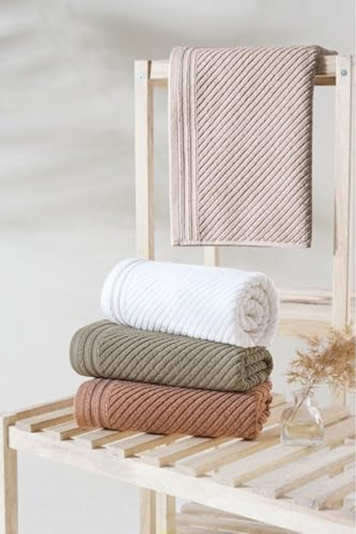 Shopverse Valeron 50X90 4 Lü El & Yüz Havlu Seti̇ Trendfli̇ck 1014773