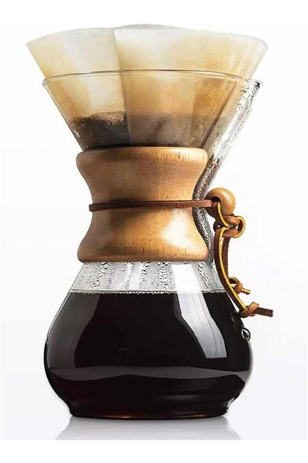 STOREMAX goldwhirl 600 ml Termisil Borosilikat Cam Demleme Karafı – Kahve ve Bitki Çayı Demleme Sürahisi, Day