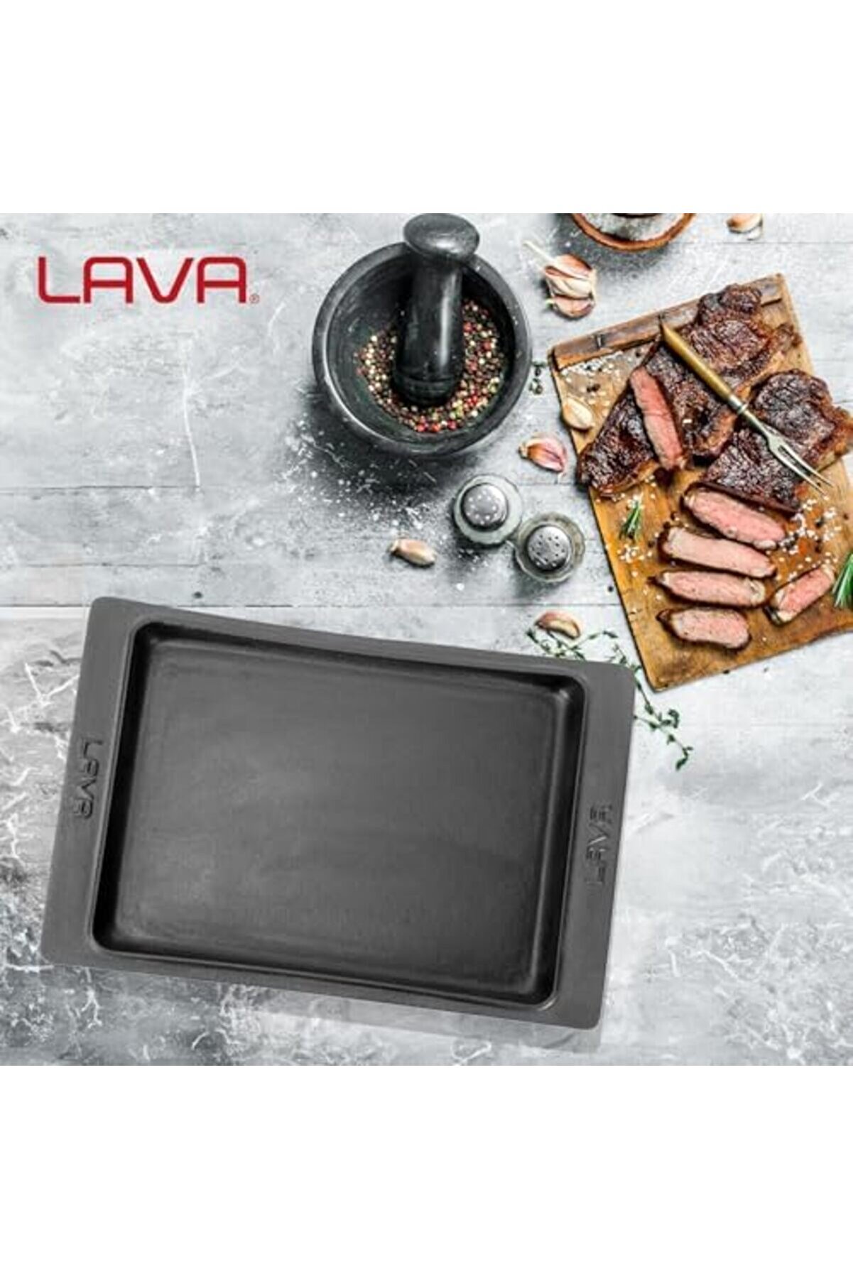 Shopverse Döküm Servi̇s Tabağı, 36X24 Cm Trendfli̇ck 1014773