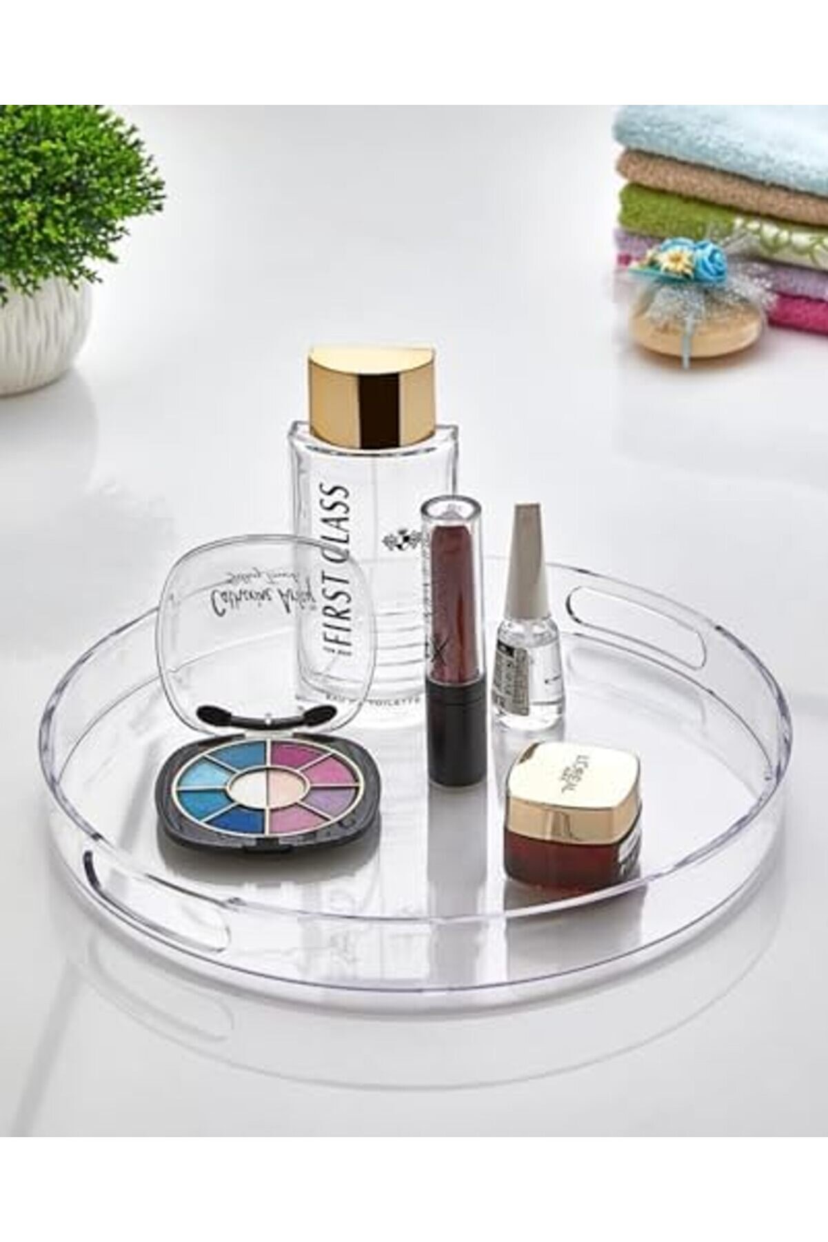 Shopverse Şık Kek Tutma Saplı 27 Cm | İkramlık Sunumluk (Yuvarlak) Trendfli̇ck 1014773