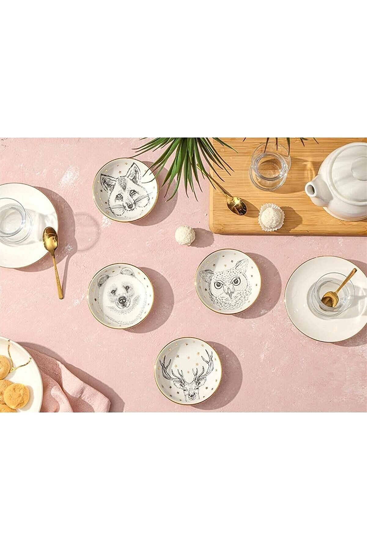 STOREMAX shopverse 4lü Mini Kase Takımı 10cm trendflick 1014773