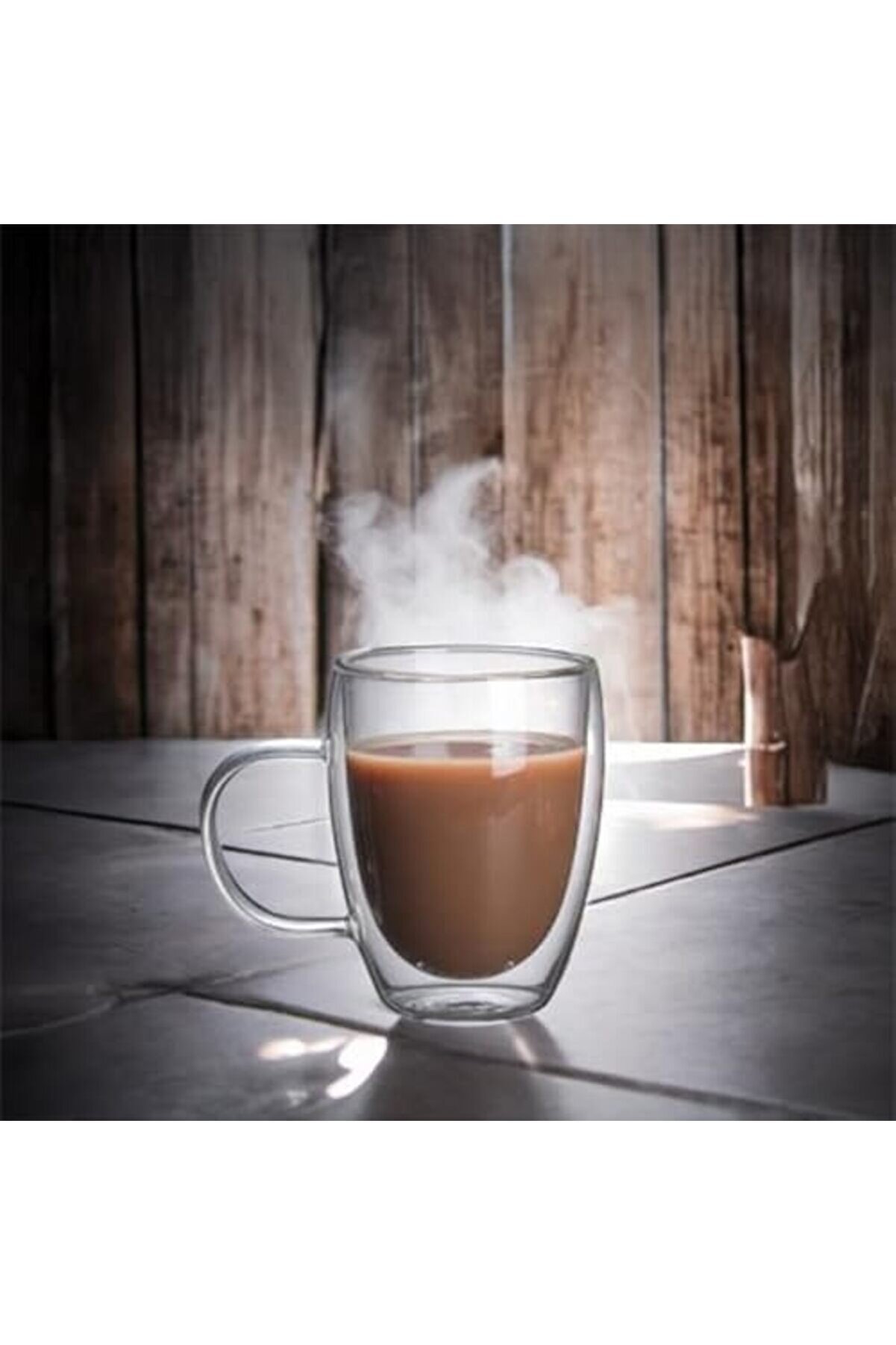 Shopverse 1 Adet Şeffaf Çi̇ft Ci̇darlı Borosi̇li̇kat Cam 300 Ml Çi̇ft Ci̇darlı Cam Kahve Fi̇ncanı, Çi̇ft Ci̇d