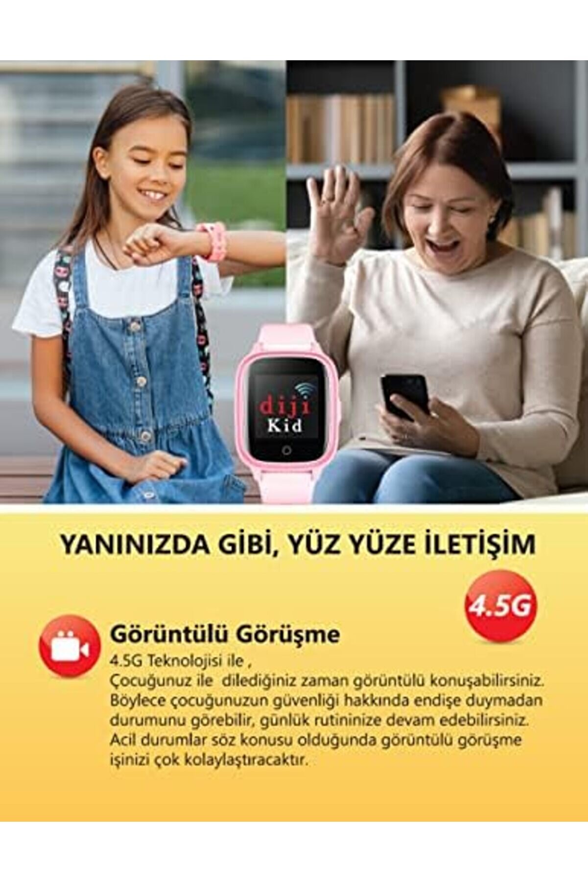 Shopverse 4.5G Akıllı Çocuk Saati̇ Trendfli̇ck 1014773