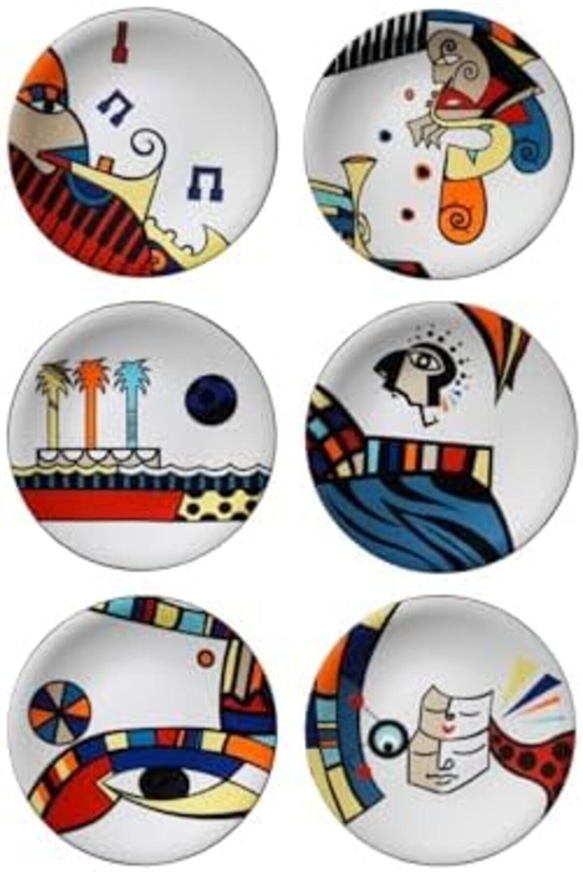 Shopverse Zeugma 27 Cm 6 Parça Ti̇me Servi̇s Seti̇ 8739 Trendfli̇ck 1014773