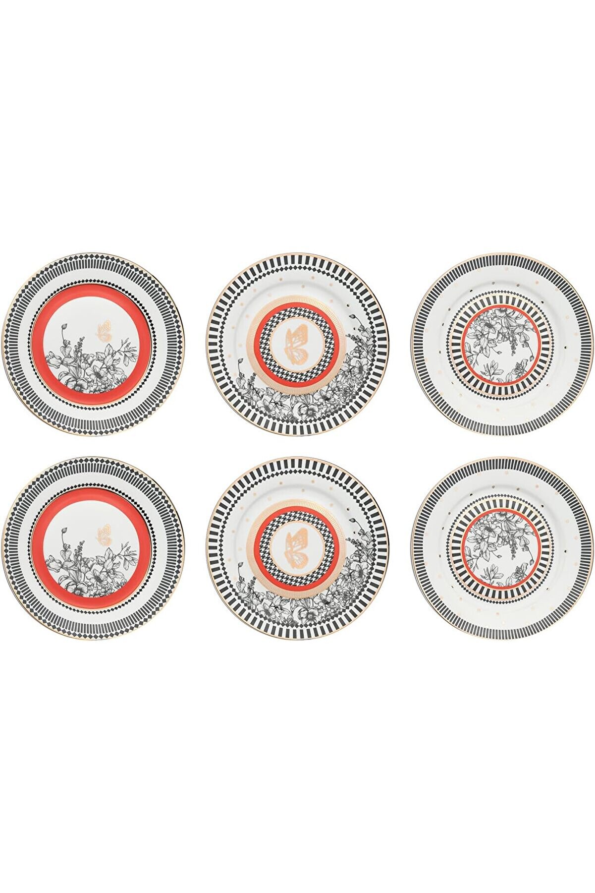 STOREMAX shopverse Art Maggey 20 cm 6'lı Tabak Seti trendflick 1014773