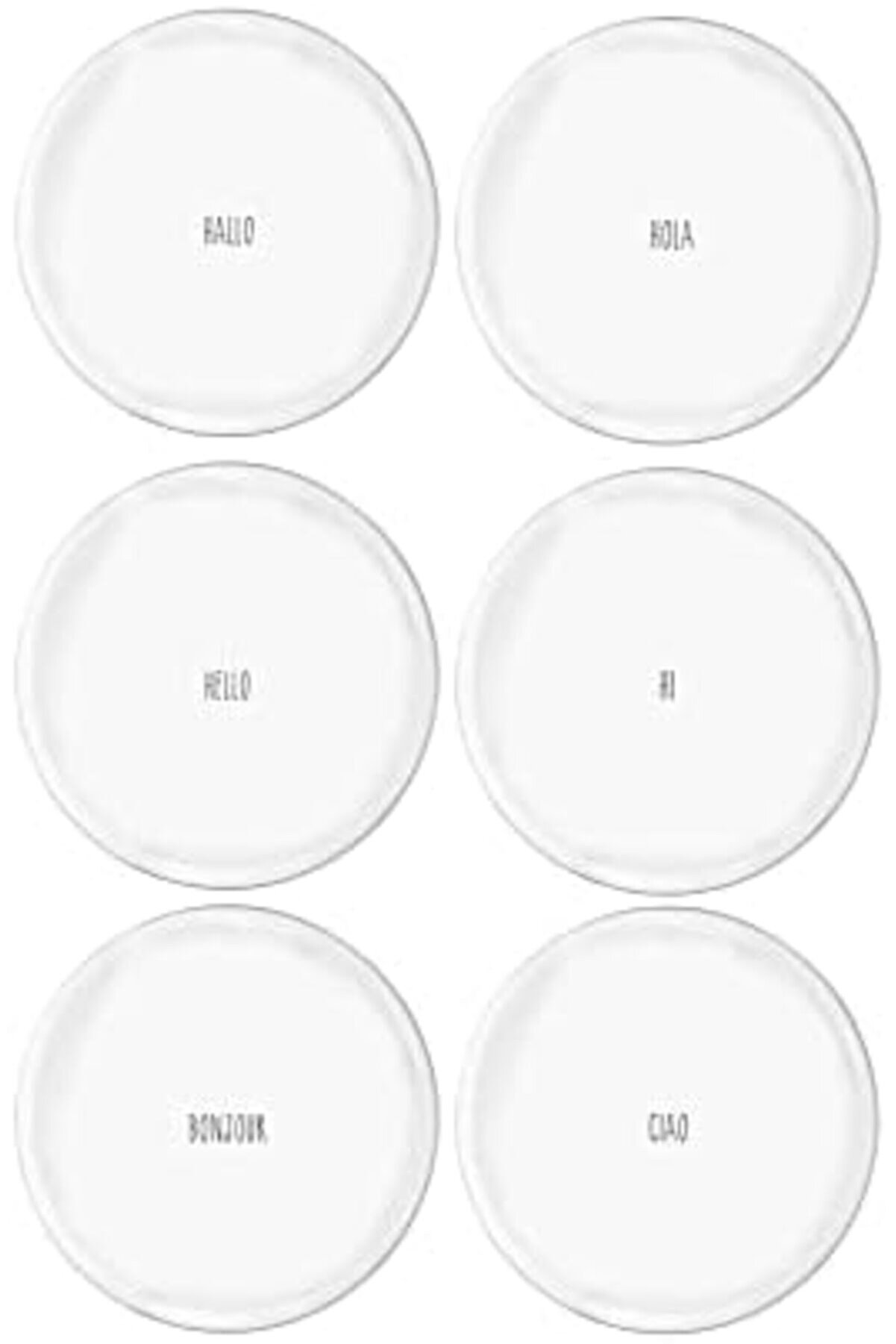 Shopverse Mi̇a Summerti̇me Servi̇s Tabağı 6 Lı Set - 26 Cm Trendfli̇ck 1014773