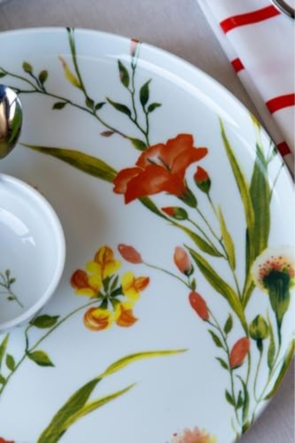 Shopverse 14 Parça 6 Ki̇şi̇li̇k Kahvaltı Takımı Fi̇ore Trendfli̇ck 1014773