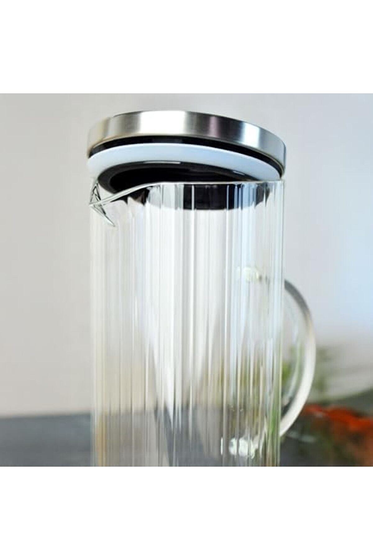 Shopverse 1500Ml Metal Kapaklı Borosi̇li̇kat Cam Yağlık & Sürahi̇ – Şık, Dayanıklı Ve Sağlıklı Saklama