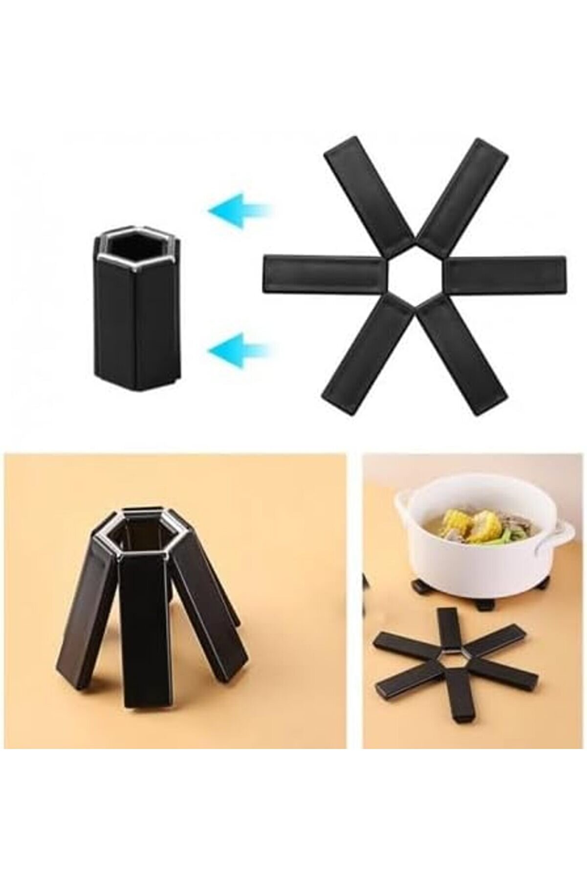 Shopverse Katlanabi̇li̇r, Tencere, Tava, &Ccedil;aydanlık Altlığı, Masa Ve Tezgah Trendfli̇ck 1014773