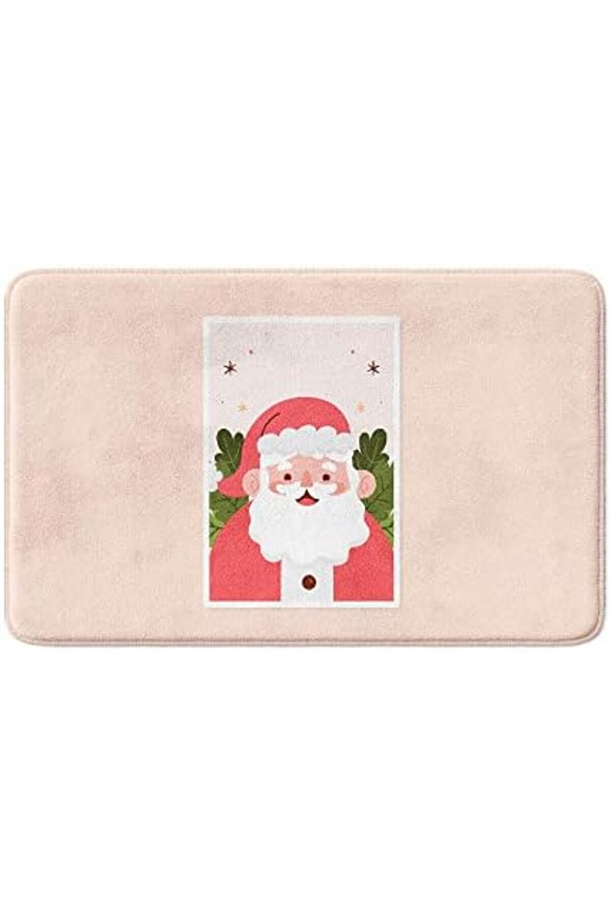 Shopverse Sevi̇mli̇ Tasarımlı Yılbaşı Dekoru Paspası, Kaymaz Taban, Yıkanabi̇li̇r, Yeni̇ Yıl Paspası (288