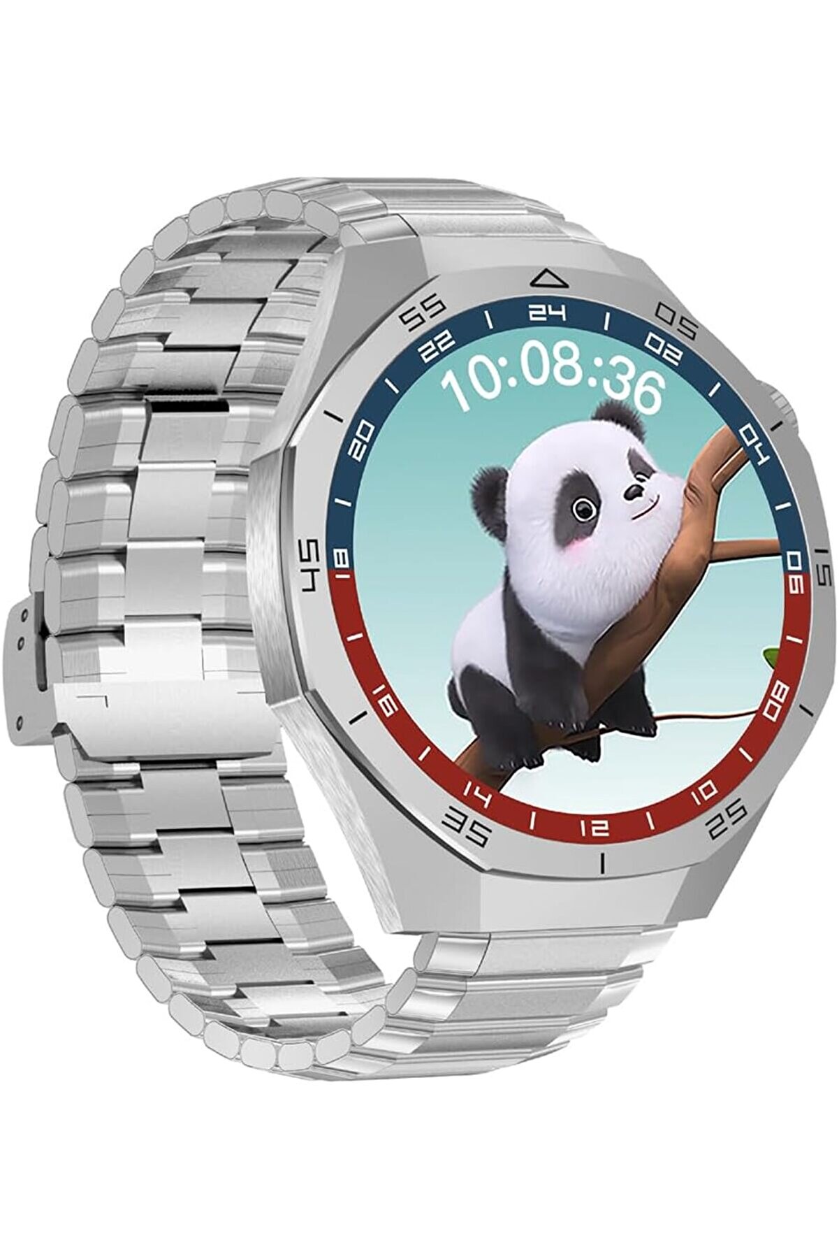 STOREMAX shopverse Amoled Ekran 48mm Metal ve Silikon Kordonlu Akıllı Saat Gri WT6 Pro trendflick 1014773