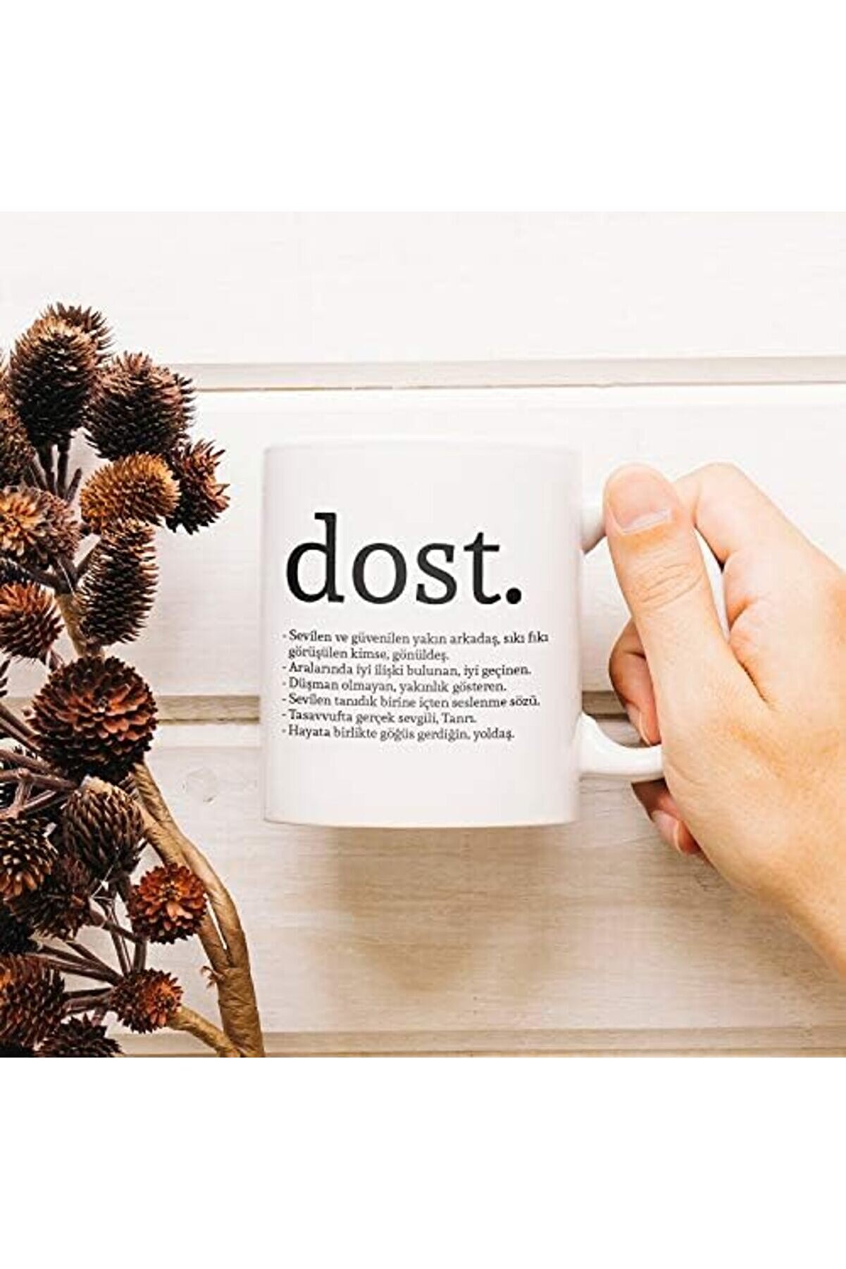 Goldwhi̇rl Dostlara Hedi̇yeli̇k Keli̇me Anlamlı Kupa Kupa Çay Kahve Bardağı Yüksekli̇ği̇ 9,5 Cm Çapı8,5