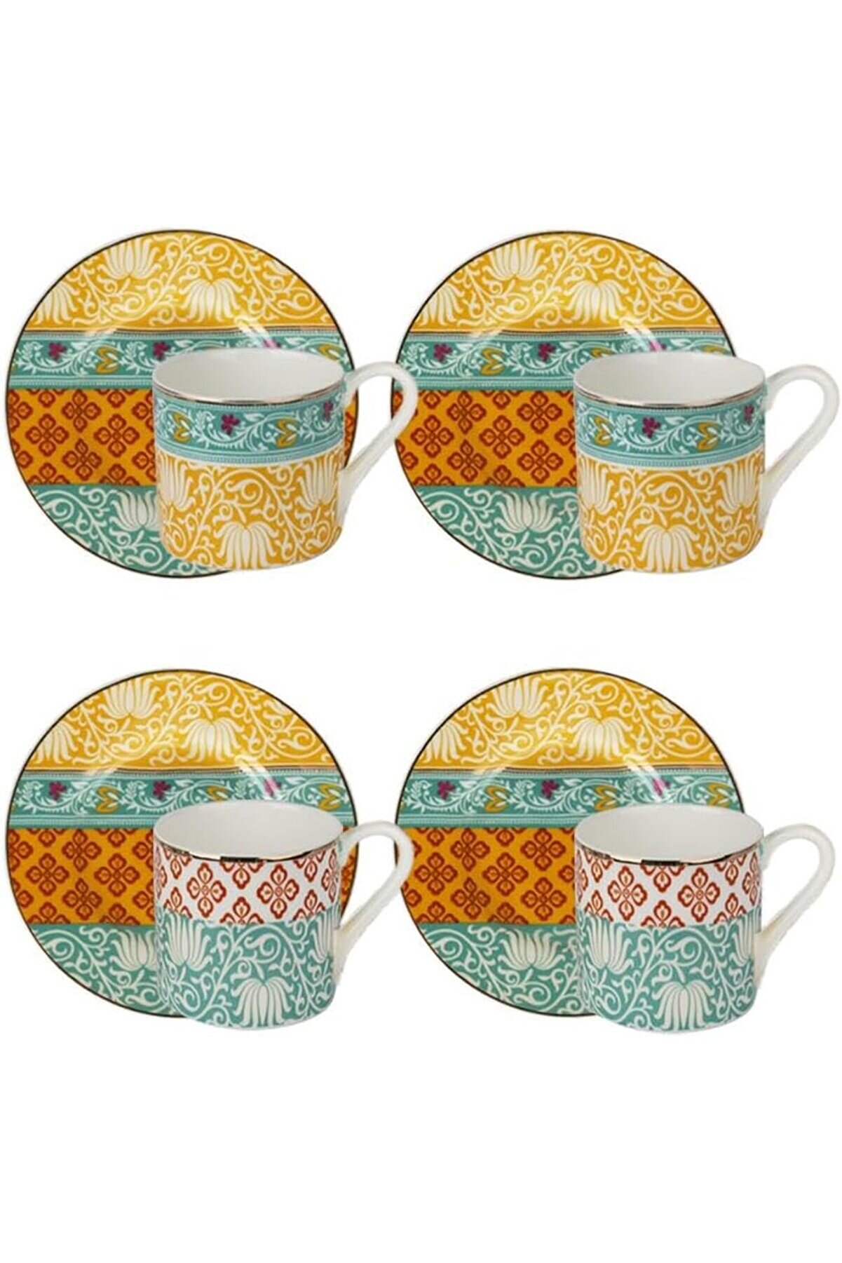 STOREMAX shopverse Art Eliana Dörtlü Kahve Fincanı Seti trendflick 1014773