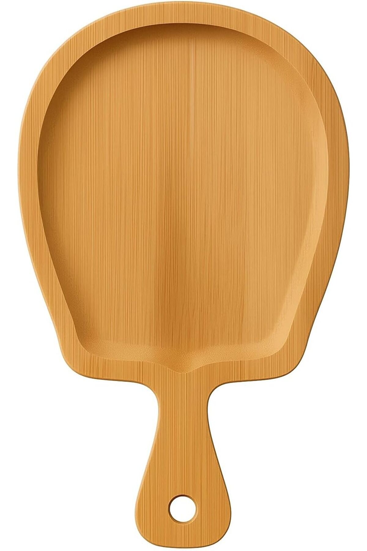 STOREMAX buyflair HİGH-TECH Bambu Sunum Tabağı &ndash; Ahşap Servis Tahtası, Şık Saplı Sunum Tepsisi, &Ccedil;evre Dostu M